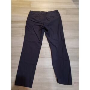 THEORY Stretch Blend Navy Flat Front Dress Chino Pants Sz 33 x 32